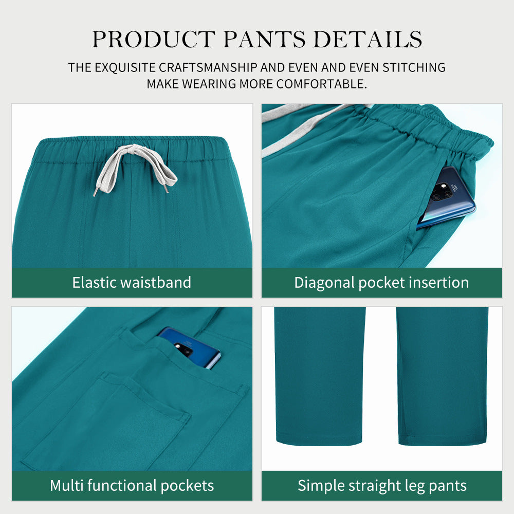 Medical Scrubs Set for Nurses & Doctors – Moisture-Wicking, 9 Colors