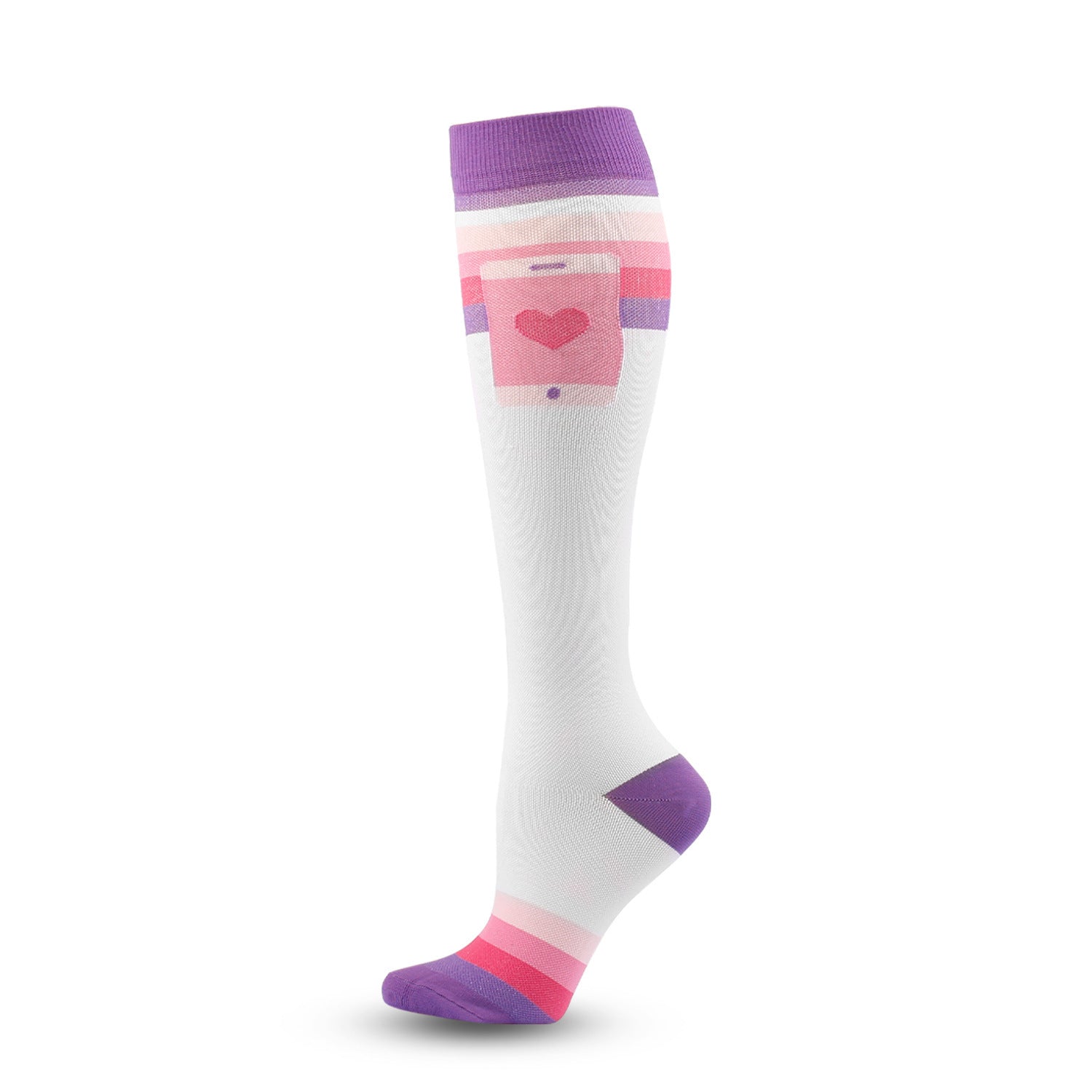 Graduated Compression Socks for Nurses – Fun Patterns, Sizes S/M & L/XL