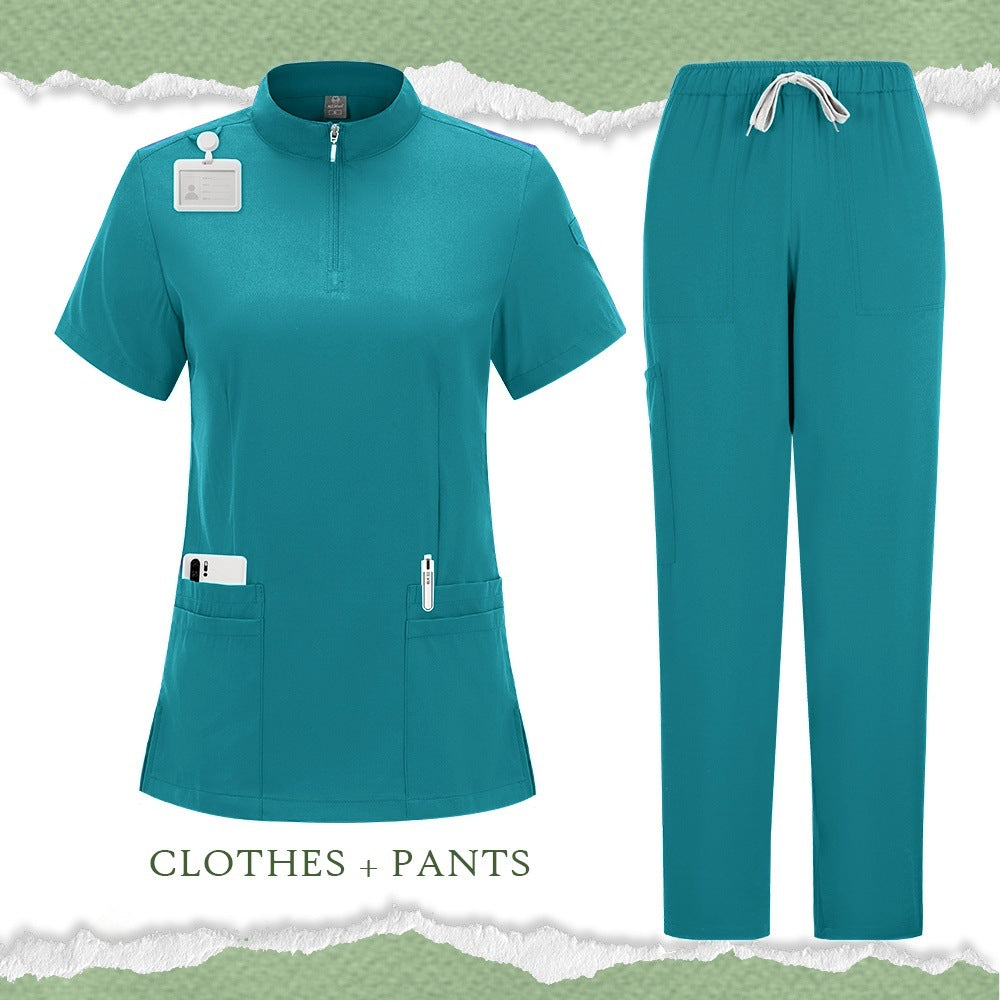 Medical Scrubs Set for Nurses & Doctors – Moisture-Wicking, 9 Colors