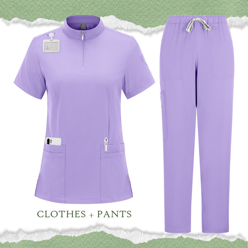 Medical Scrubs Set for Nurses & Doctors – Moisture-Wicking, 9 Colors