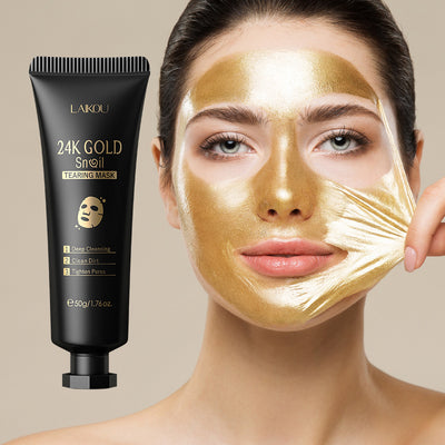 Gold Foil Snail Mucin Peel-Off Face Mask