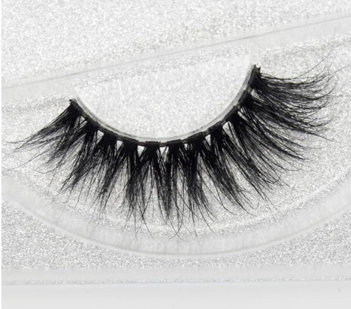 3D Faux Mink False Lashes – Natural Cat Eye Style, Cotton Band, 18 Styles