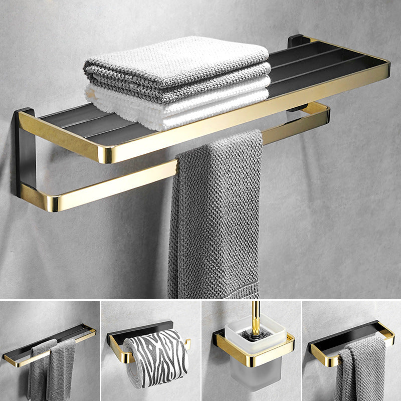 Solid Brass Bathroom Accessories – Luxury Towel Rack, Towel Ring, Hair Dryer Holder & More