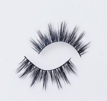 3D Faux Mink False Lashes – Natural Cat Eye Style, Cotton Band, 18 Styles