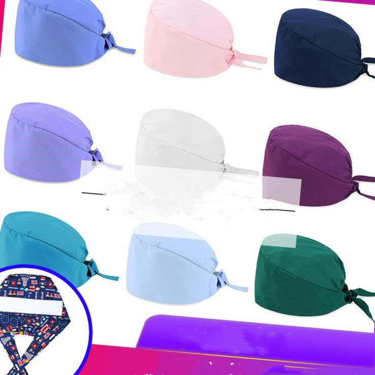 Cotton Surgical Cap for Nurses & Surgeons – Adjustable, 11 Colors
