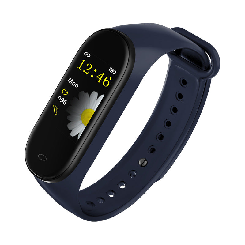 Waterproof Smart Fitness Tracker Bracelet – Heart Rate, Blood Pressure & SpO2 Monitor