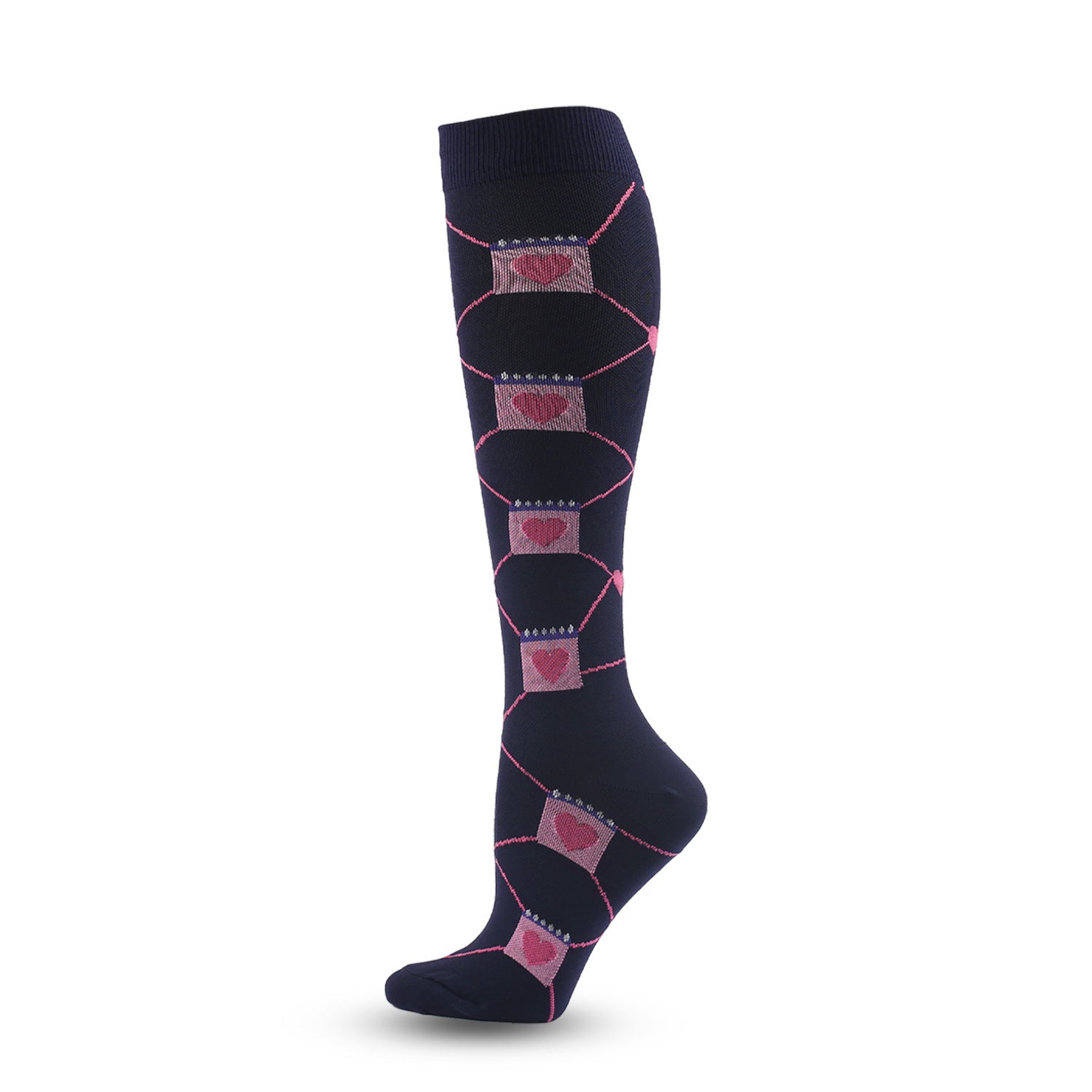 Graduated Compression Socks for Nurses – Fun Patterns, Sizes S/M & L/XL