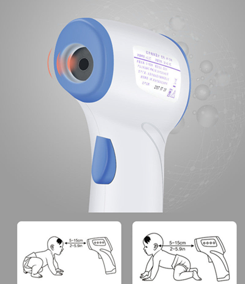 Non-Contact Infrared Thermometer – Medical Grade, 32-Reading Memory