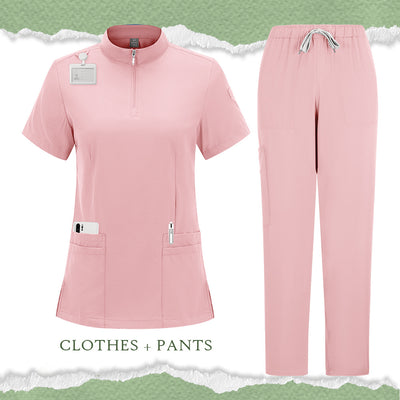 Medical Scrubs Set for Nurses & Doctors – Moisture-Wicking, 9 Colors