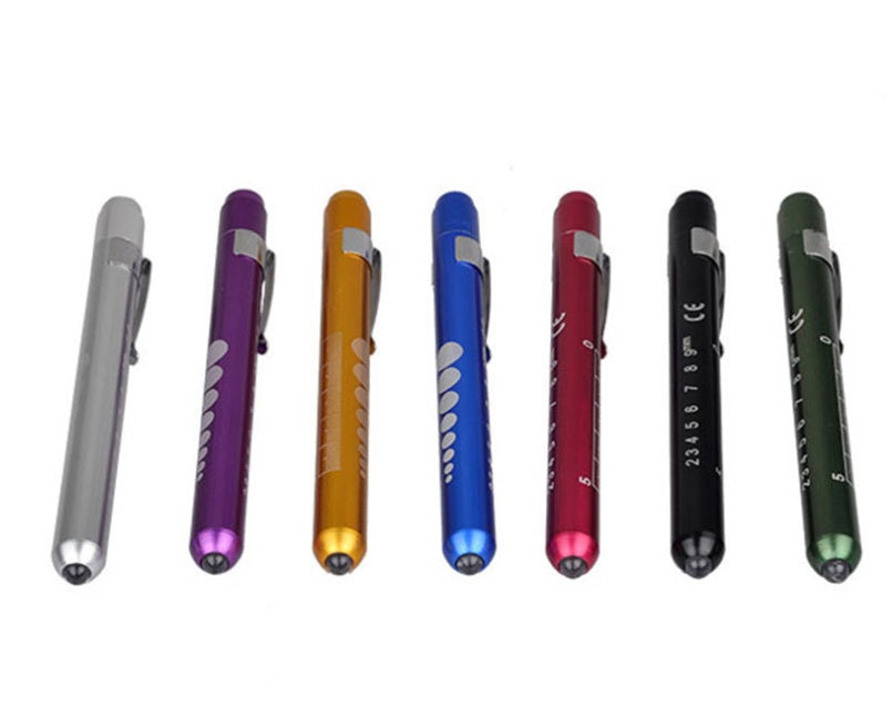 LED Medical Penlight for Nurses & Doctors – 7 Colors, White & Yellow Light