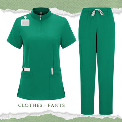 Medical Scrubs Set for Nurses & Doctors – Moisture-Wicking, 9 Colors