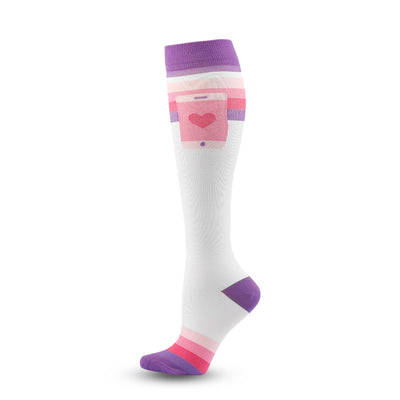 Graduated Compression Socks for Nurses – Fun Patterns, Sizes S/M & L/XL