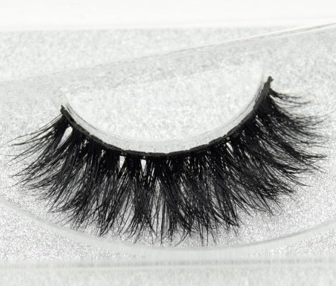 3D Faux Mink False Lashes – Natural Cat Eye Style, Cotton Band, 18 Styles