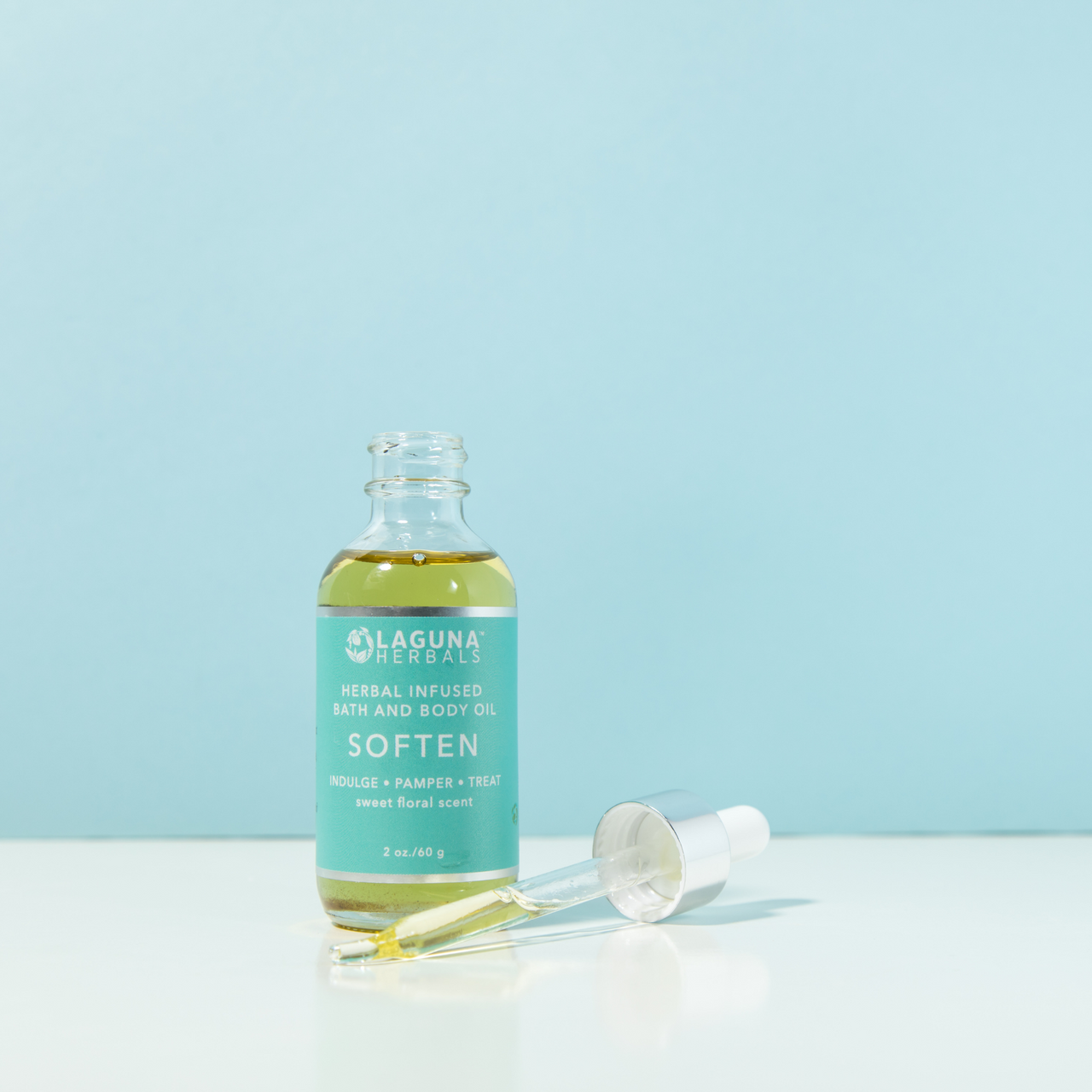 Soften Lavender Body Oil – 5-Herb Botanical Blend, Skin-Softening & Calming, 2oz