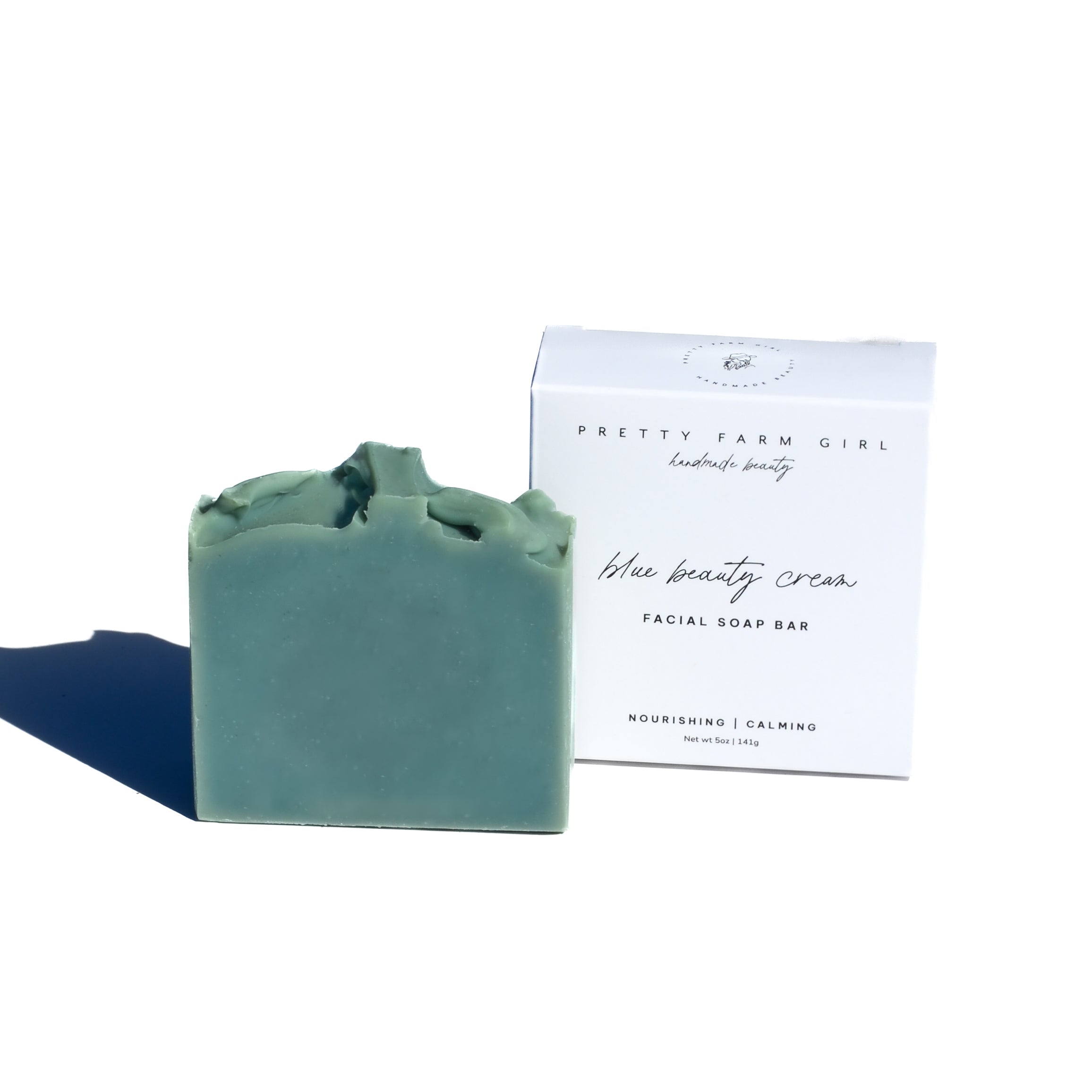 Blue Tansy Natural Facial Bar – Tallow, Goat Milk & Probiotic, 5oz