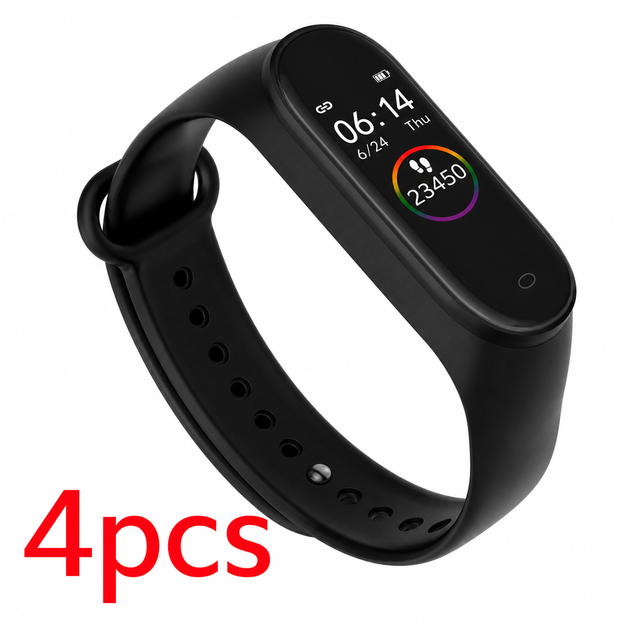 Waterproof Smart Fitness Tracker Bracelet – Heart Rate, Blood Pressure & SpO2 Monitor