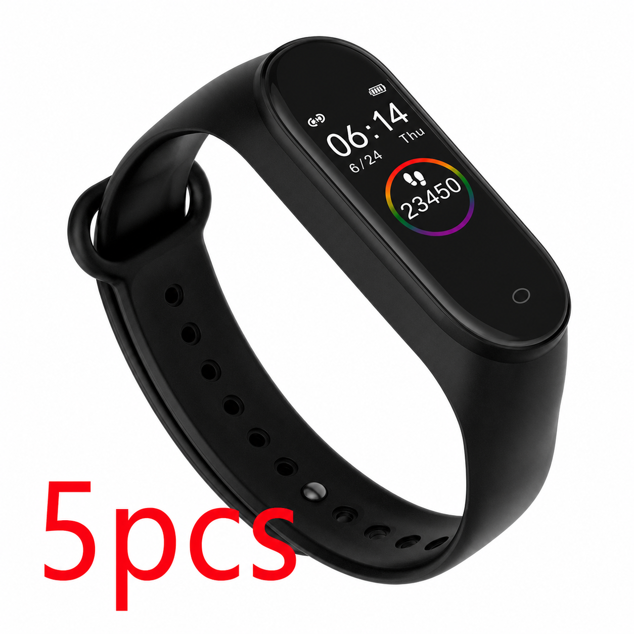 Waterproof Smart Fitness Tracker Bracelet – Heart Rate, Blood Pressure & SpO2 Monitor