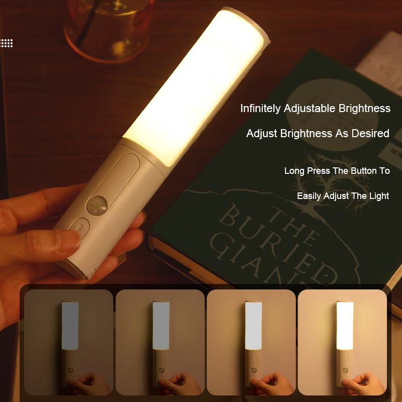 Motion Sensor LED Night Light – Rechargeable, 3 Color Temps, 350° Rotate