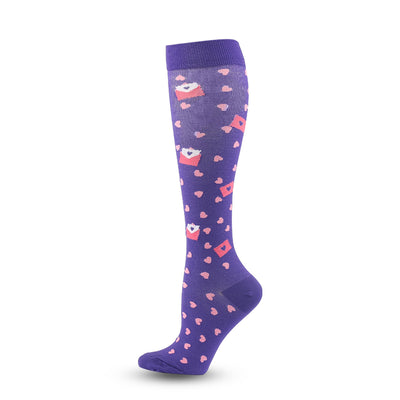 Graduated Compression Socks for Nurses – Fun Patterns, Sizes S/M & L/XL
