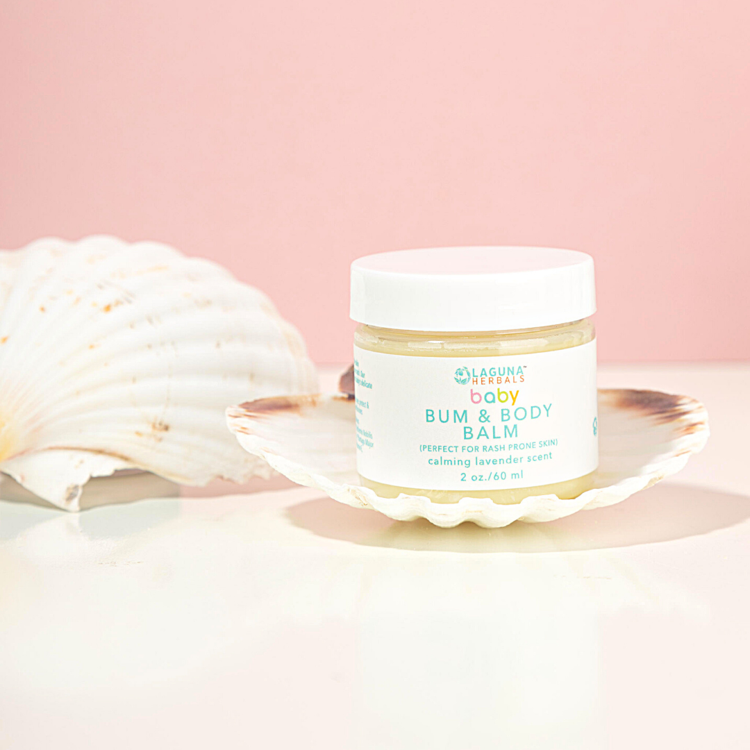 Organic Baby Bum & Body Balm – Natural Diaper Rash Relief, Calendula & Chamomile