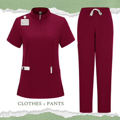Medical Scrubs Set for Nurses & Doctors – Moisture-Wicking, 9 Colors