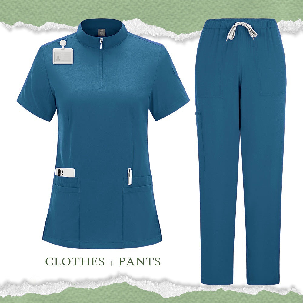 Medical Scrubs Set for Nurses & Doctors – Moisture-Wicking, 9 Colors