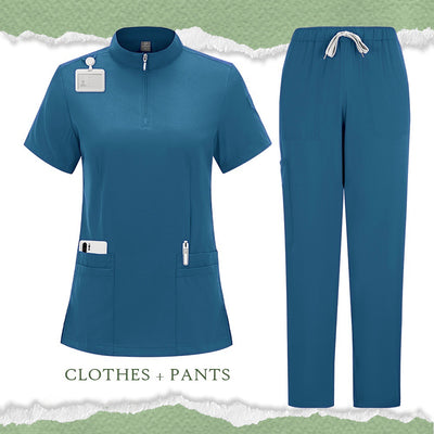Medical Scrubs Set for Nurses & Doctors – Moisture-Wicking, 9 Colors