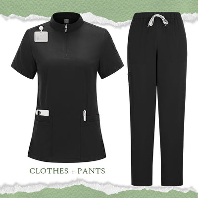 Medical Scrubs Set for Nurses & Doctors – Moisture-Wicking, 9 Colors