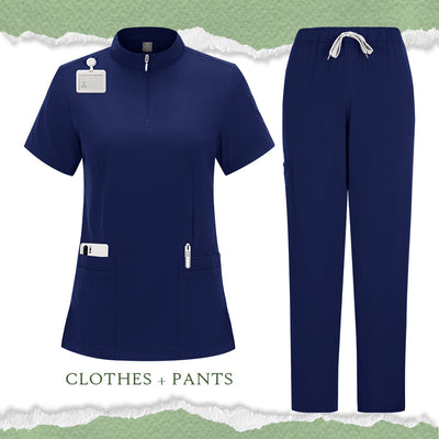 Medical Scrubs Set for Nurses & Doctors – Moisture-Wicking, 9 Colors