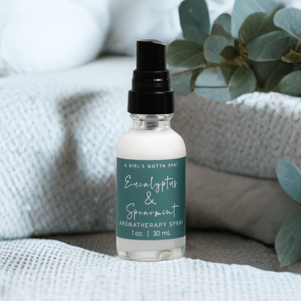 Eucalyptus & Spearmint Aromatherapy Spray – Relax, Destress & Sleep Better