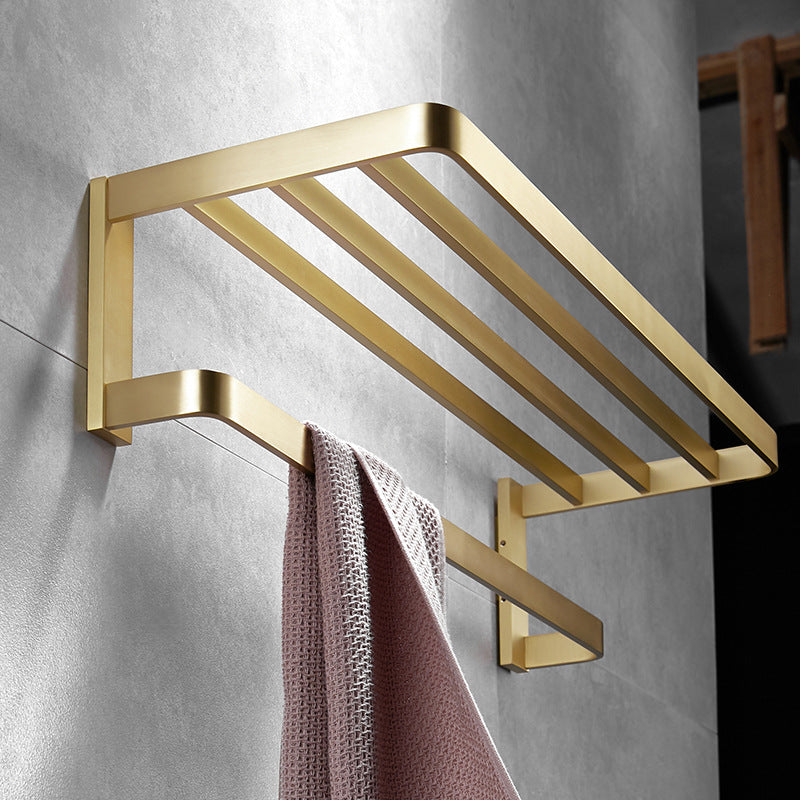 Solid Brass Bathroom Accessories – Luxury Towel Rack, Towel Ring, Hair Dryer Holder & More