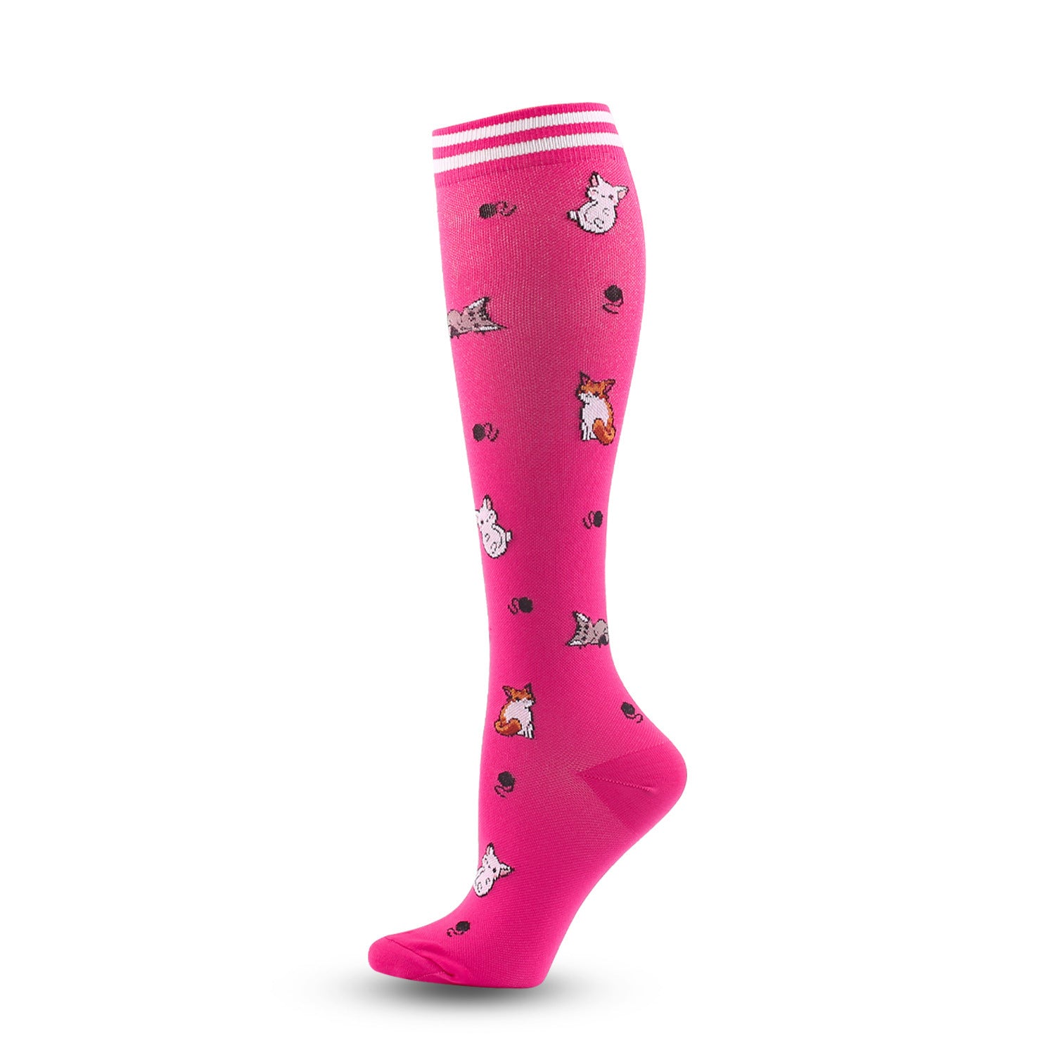 Graduated Compression Socks for Nurses – Fun Patterns, Sizes S/M & L/XL