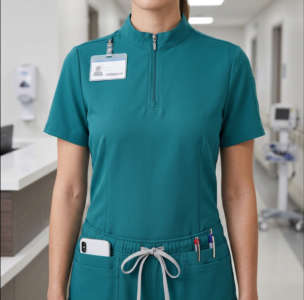 Medical Scrubs Set for Nurses & Doctors – Moisture-Wicking, 9 Colors