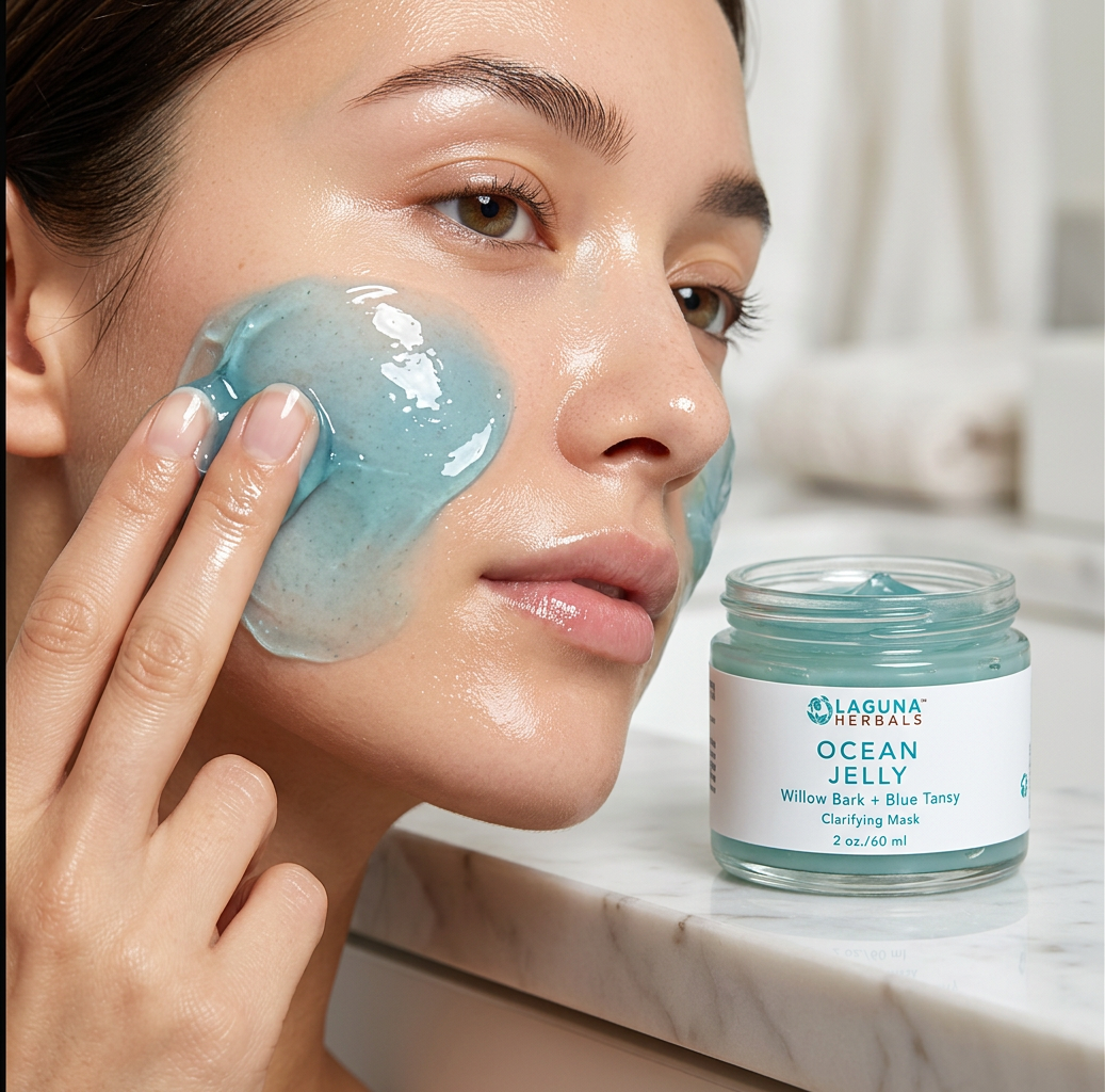 Ocean Jelly Face Mask – Hydrating & Exfoliating Gel Mask for Glowing, Clear Skin