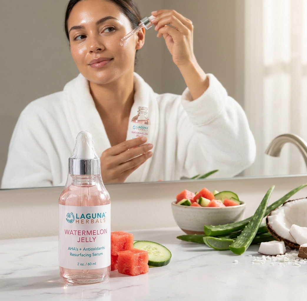 Watermelon Hyaluronic Acid Serum – Hydrating Gel Serum for Plump, Glowing Skin