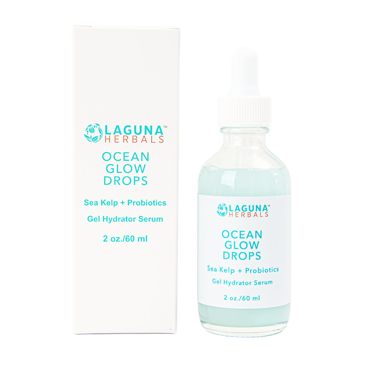 Ocean Glow Drops Hyaluronic Acid Gel Serum – Sea Kelp, Niacinamide & Probiotics